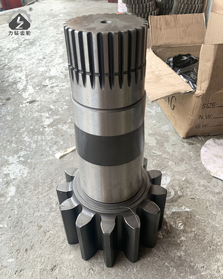 Rotary Swing Pinion Shaft LG225 14 Teeth 34 Keys Excavator Swing Gearbox