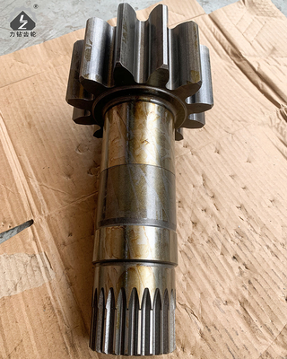 SH265 Swing Pinion Shaft Final Drive 12 Teeth Excavator Swing Gearbox