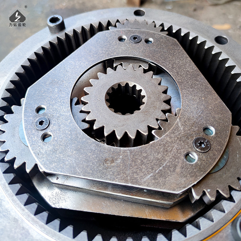 HD400 Excavator Swing Gearbox Steel Hyundai Hydraulic Driven Gearbox