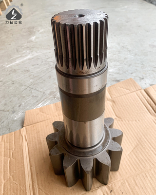 12 Teeth 24 Keys Swing Pinion Gear Shaft Rotary SH120 Excavator Spare Parts