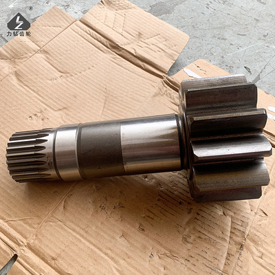 12 Teeth 24 Keys Swing Pinion Gear Shaft Rotary SH120 Excavator Spare Parts