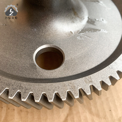Heat Treatment Excavator Gear PC60 6 Large Oblique Teeth Of Rotary Gearbox