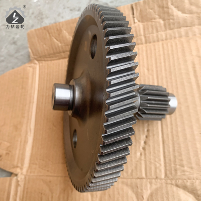 Heat Treatment Excavator Gear PC60 6 Large Oblique Teeth Of Rotary Gearbox