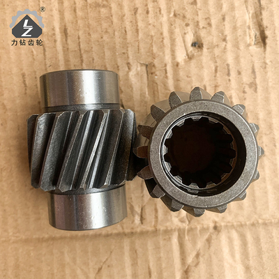 13x16 Rotary Double Gear PC100 Excavator Small Oblique Gearbox Teeth